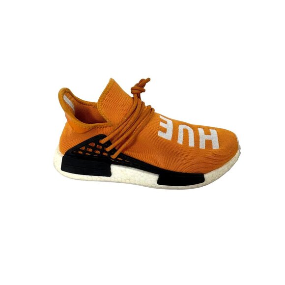 Adidas Human Race Pharrell Williams HUE MAN Shoes Mens 8 Laces ART BB3070 Orange - Picture 6 of 16